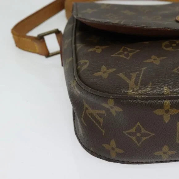 Authentic LOUIS VUITTON Monogram Saint Cloud GM Shoulder Bag M51242 LV - Picture 7 of 16